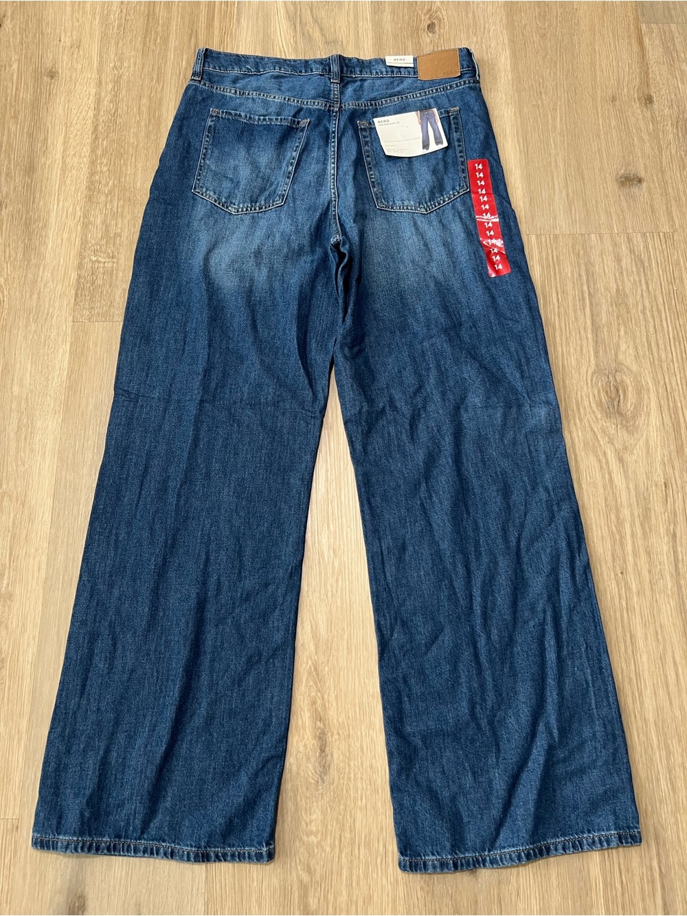 Aeropostale high rise wide leg jeans size 14 - Picture 7 of 8